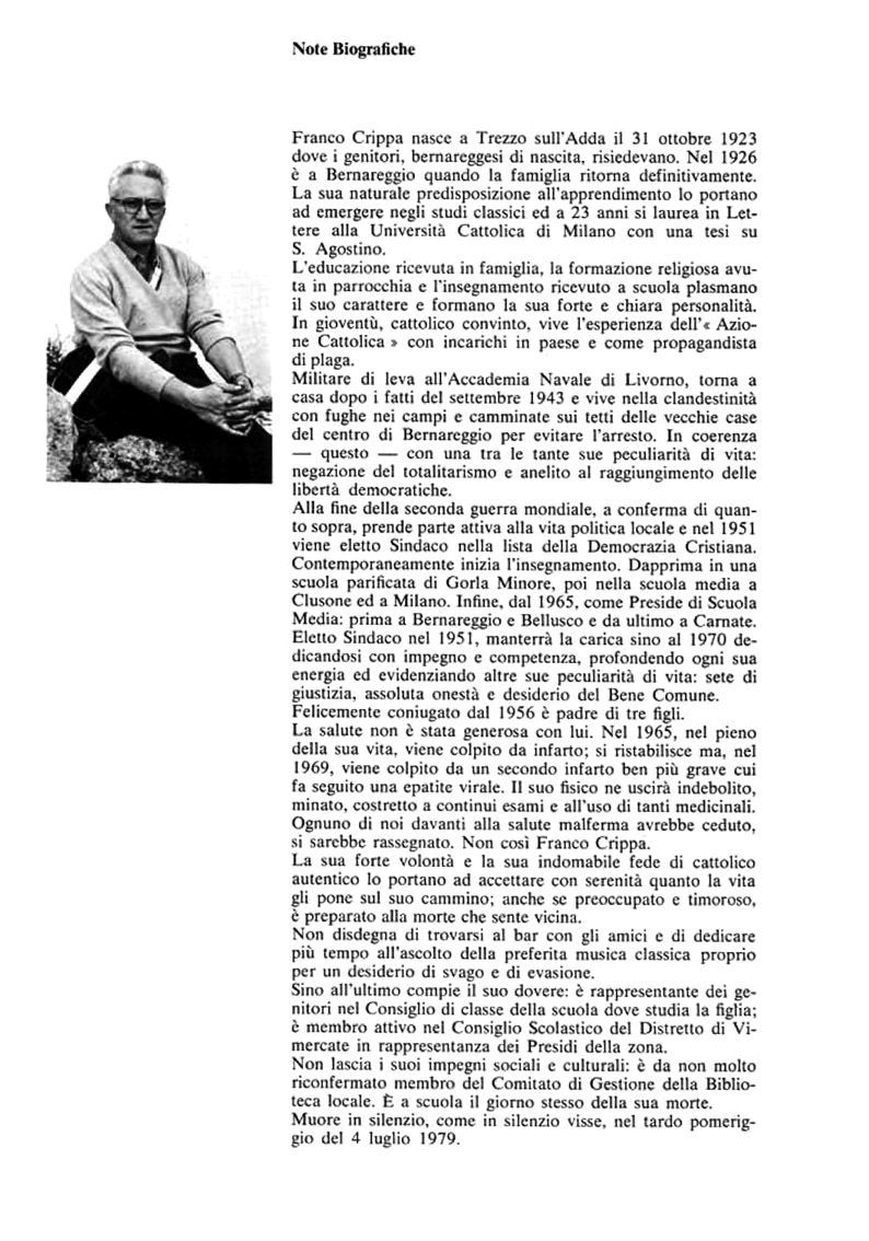 Ricordo di Franco Crippa