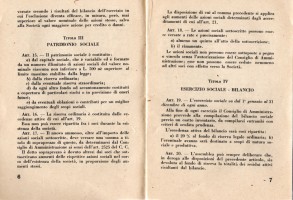 Statuto Circolo Coop del Popolo e Coop Edificatrice case Popolari bernareggio