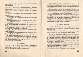 Statuto Circolo Coop del Popolo e Coop Edificatrice case Popolari bernareggio