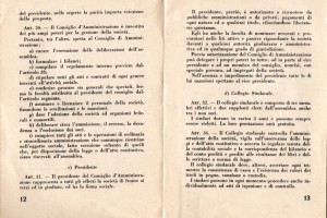 Statuto Circolo Coop del Popolo e Coop Edificatrice case Popolari bernareggio