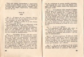 Statuto Circolo Coop del Popolo e Coop Edificatrice case Popolari bernareggio