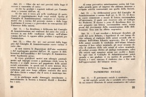 Statuto Circolo Coop del Popolo e Coop Edificatrice case Popolari bernareggio