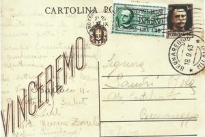 Cartolina postale indirizzata Villa Castelrotto ovvero Casa Barzaghi